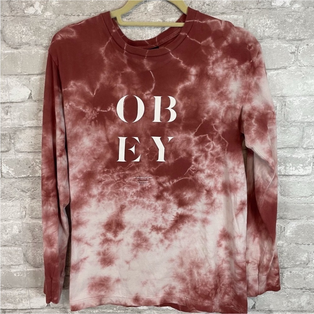 Obey Tie Dye Long Sleeve Tee